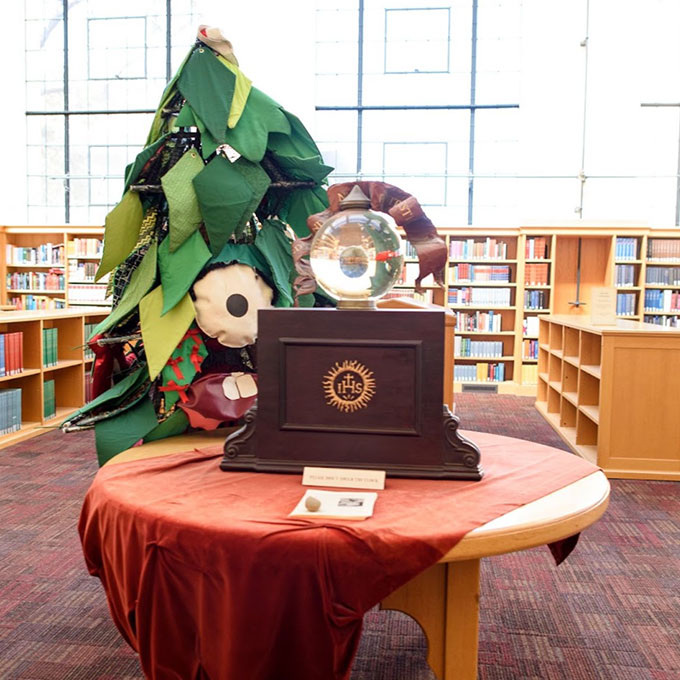 Stanford Tree in library
